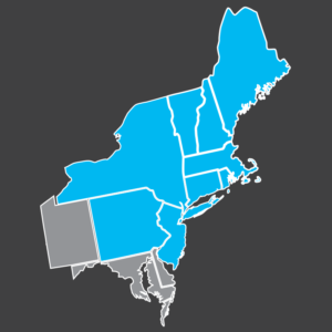 NE-NY-NJ-PA-Blue-Map
